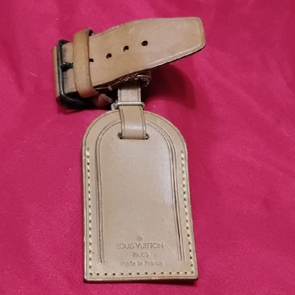 LOUIS VUITTON 3 PIECE SET, VACHETTA, STRAP & POIGNANT TAN LEATHER SET! 💕EUC - Picture 2 of 9